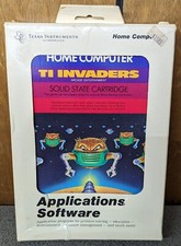 1981 Texas Instruments Computer TI Invaders Arcade Entertainment App Software