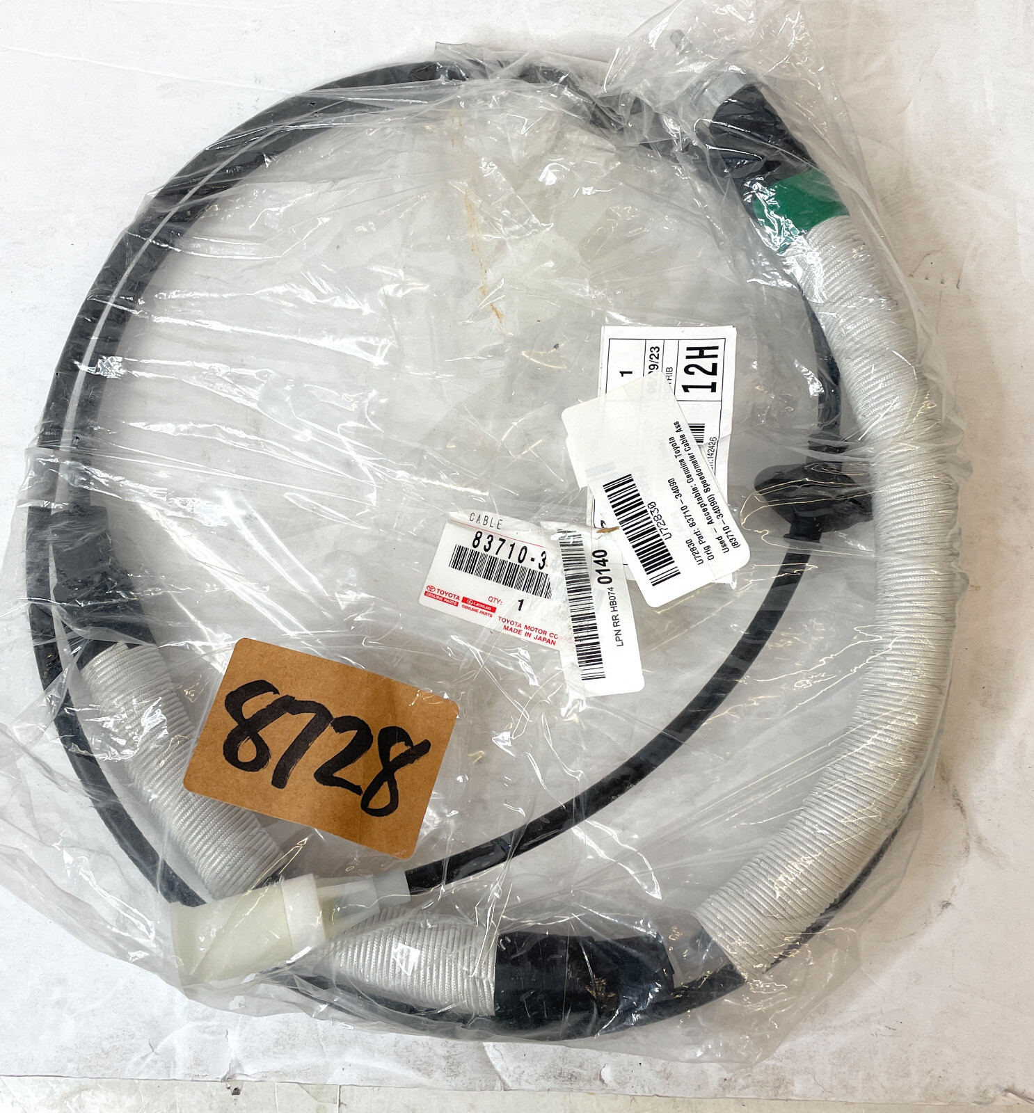 Genuine Toyota Speedometer Cable Assembly, Black, 8371034090 eBay