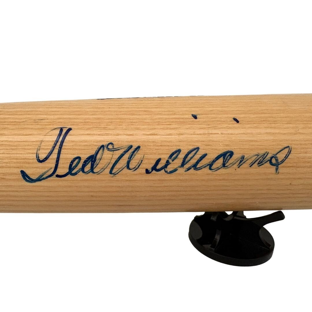 Ted Williams Autographed Louisville Slugger MLB Bat  (PSA) view 5