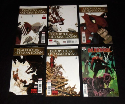 Deadpool vs Old Man Logan Wolverine #1-5 Marvel Comics Full Run Mini Series