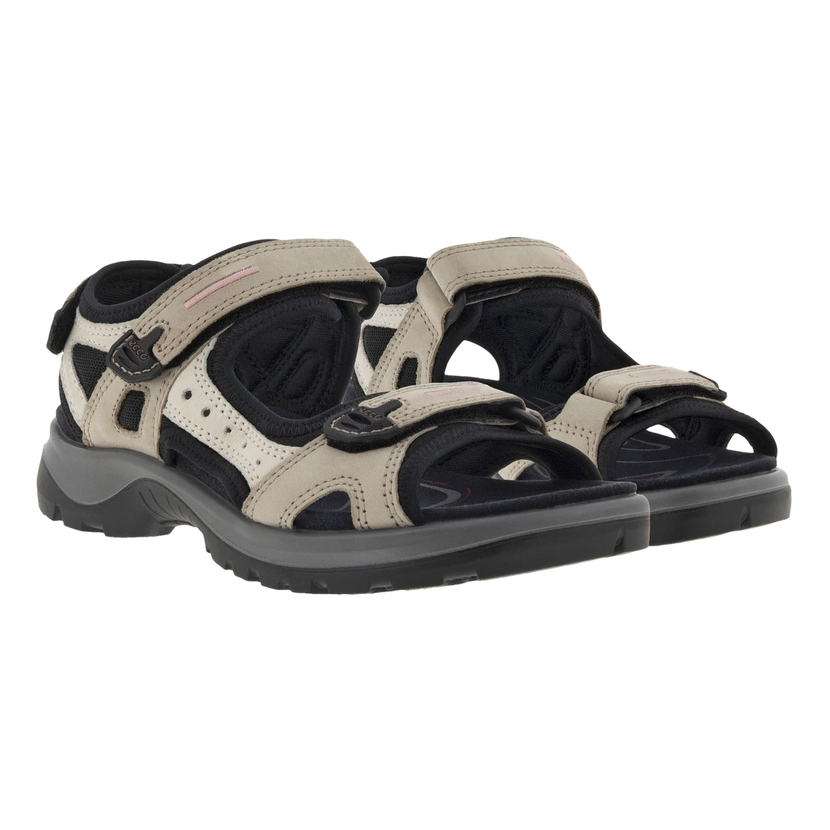 Women s Ecco Yucatan Sandal Atmosphere Ice W. Black 06956354695