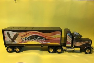 Details About Nylint Golden Eagle Express 18 Wheeler Semi Truck Pressed Steel Vintage Toy