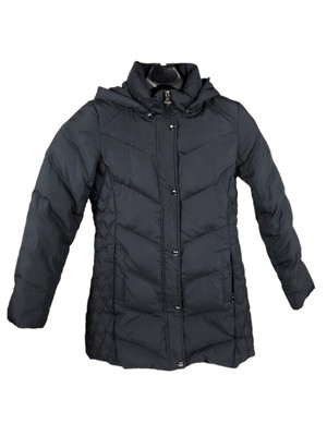 GUESS Hooded Womens Large Heavyweight Puffer Premium Down Black Winter  Jacket | eBay