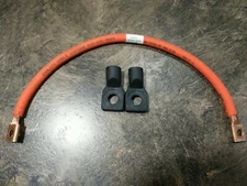 High quality 2 AWG USA cable 3/8 Stud terminal 17.5"L, Solar Alternator Battery