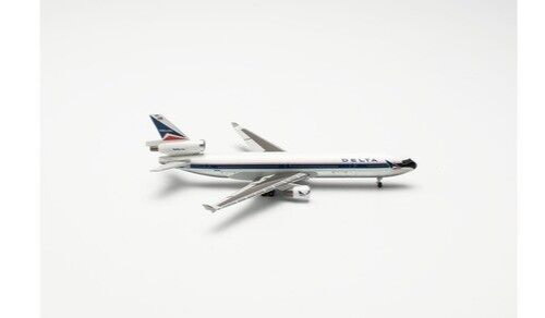 Airplane Delta Air Lines McDonnell Douglas MD-11 Herpa Wings 1/500