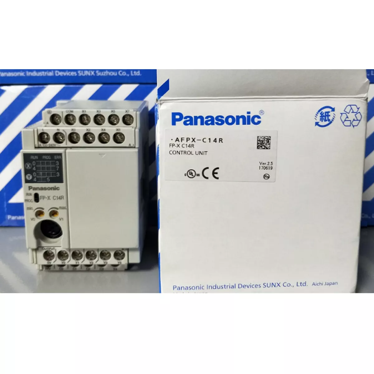 New In Box PANASONIC AFPX-C14R (FP-X C14R) Control Unit