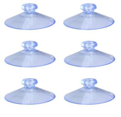 50 Stcs Clear Plastic Saugnapfbecher - ohne Haken 4,5 cm