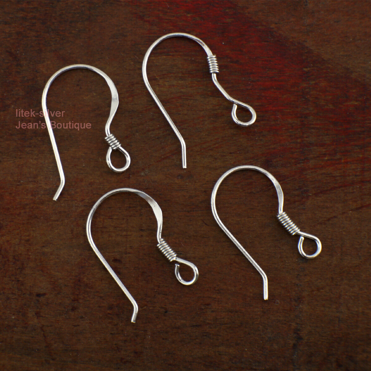 925 Sterling Silver DIY Earring Findings Ear Wire French Hook A1824