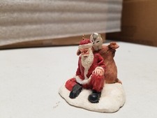 Hanging Ceramic Santa Claus Ornament (M)