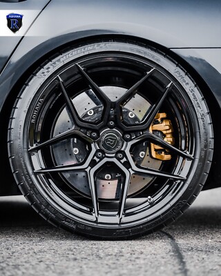 20” ROHANA RFX11 GLOSS BLACK CONCAVE WHEELS FOR TESLA MODEL S