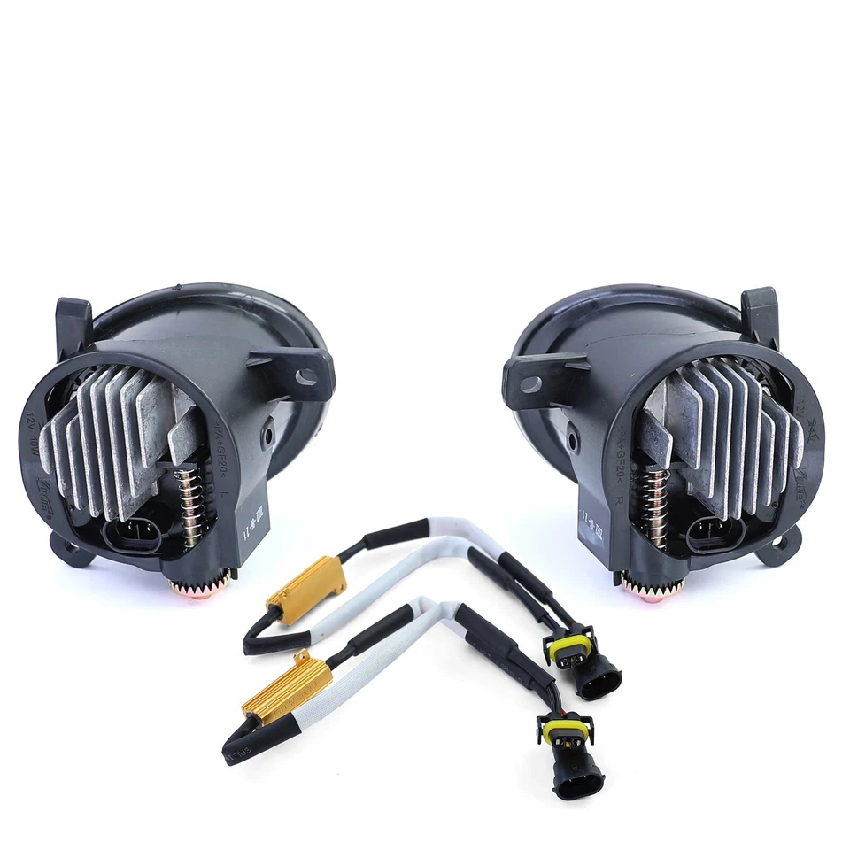 LED Nebelscheinwerfer Schwarz LINKS + RECHTS für Audi A4 B8 8K A6 C6 Q5 8R Exeo - Bild 4 von 4