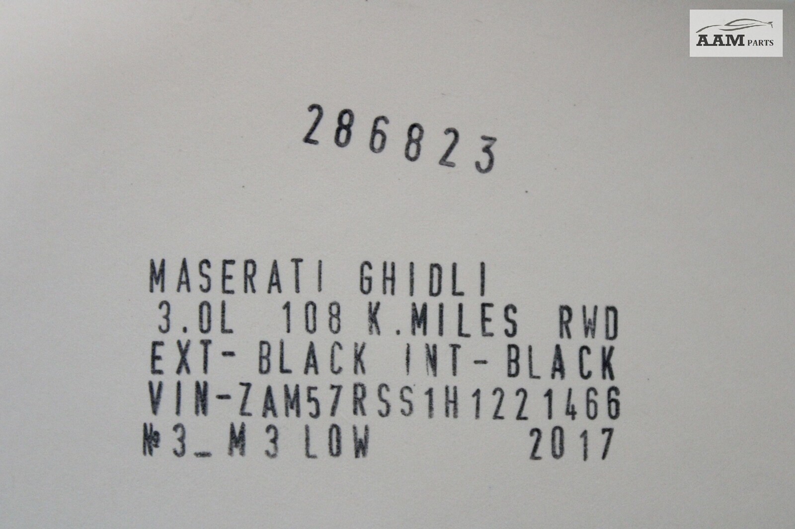 2014-21 MASERATI GHIBLI M157 TRUNK COMPARTMENT FLOOR PANEL COVER MAT CARPET OEM