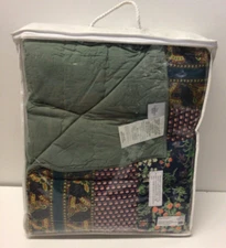 The Company Store Vintage Floral Garden Patchwork Quilt FULL/QUEEN