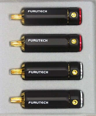 1 Box FURUTECH FP-101 FP-101(G) RCA Male Plug Connector 24K