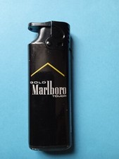BRIQUET PUBLICITAIRE ~ GOLD MARLBORO~ ADVERTISING LIGHTER  🔥