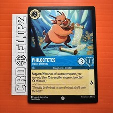 Disney Lorcana TCG First Chapter Non-Foil Philoctetes Trainer Of Heroes 156/204