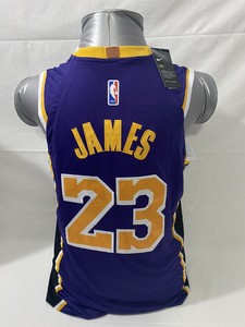 Nike Lakers 23 Lebron James Purple Nba Swingman Statement Edition Jersey Ebay