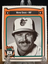 1991 All-Time Baltimore Orioles Team Issue Wayne Gross #168