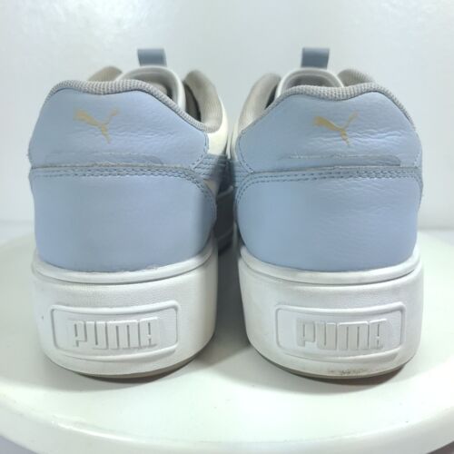 Puma Karmen Rebelle Platform Court Sneaker Blu Taglia 9.5 Pristine-Lucite-Granola - Foto 11 di 18
