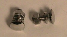 1928-1931 Model A Ford Stainless Steel Outer Fender Brace Bolts. Set Of Two