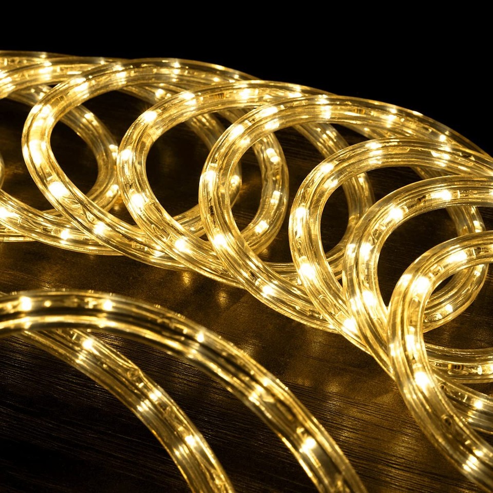 8-Mode LED Rope Light, Outdoor Waterproof Connectable Accent Lighting ...