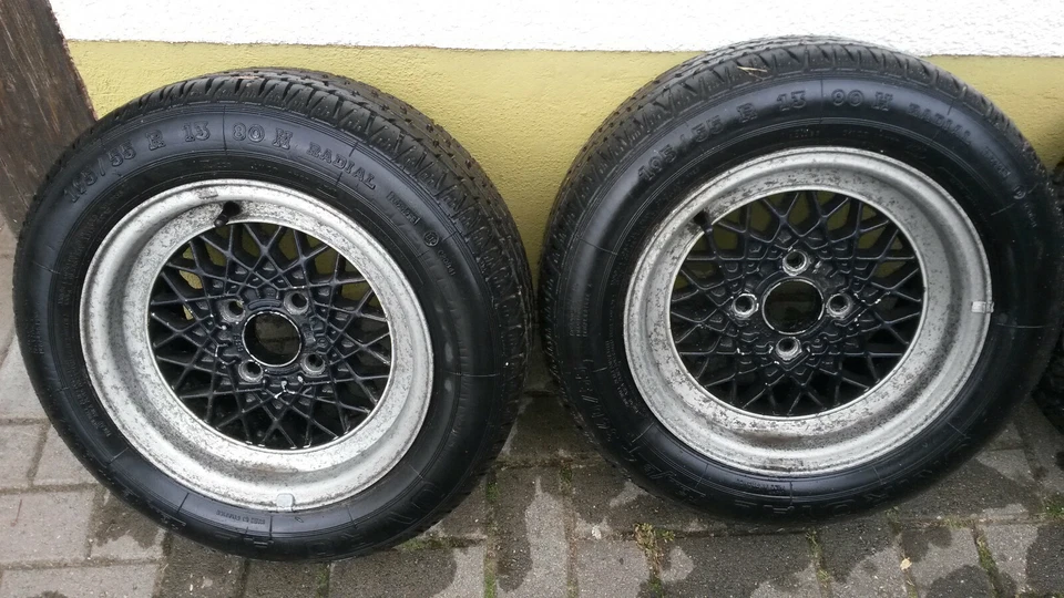 BBS 6 x 13 ET 13 Mahle  mit 195 55 13 Uniroyal - Bild 2 von 3