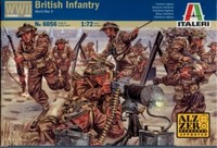 Wwii Britisch Infantry Zahlen Kunststoff Kit 1:72 Modell Italeri