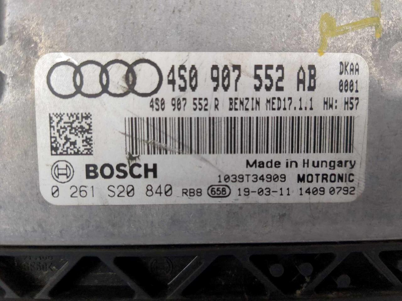 2018-2021 Audi R8 5.2L Plus OEM Left & Right ECM Matched Pair 4S0907552AB 5k Mi
