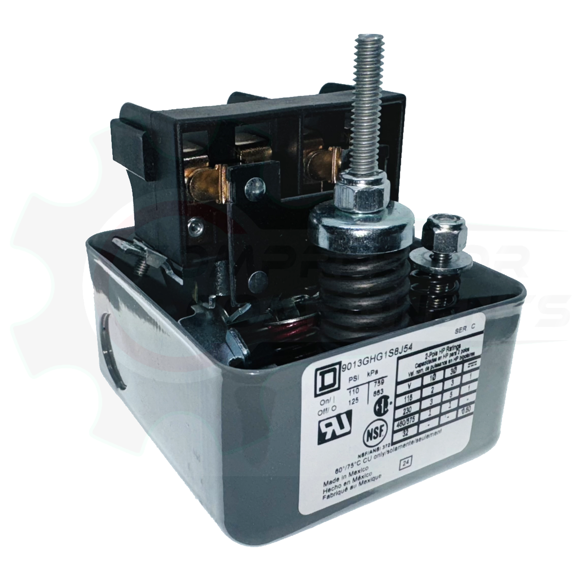 Quincy 22454-1 / Quincy QSB - Air Compressor Pressure Switch 110