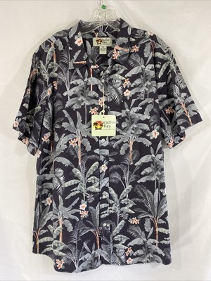 NWT Paradise Key Hawaiian Button Up Shirt size XXL