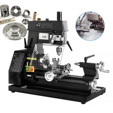 Mini Tornio Multifunzione Scrivania Fai da Te Trapano Fresa 110V 180W