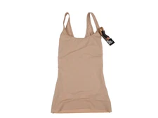 Naomi & Nicole Women's No Side Show Tank Camisole Shapewear S NEW Warm Beige