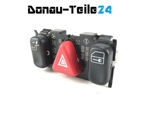 Mercedes Benz W202 Schalterleiste Schalter Warnblinklicht Taster 2028207810