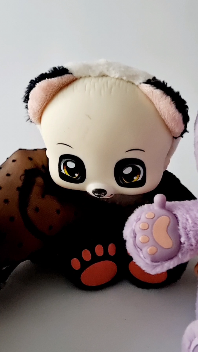 Zoopy Baobab 2014 panda bear bunny soft plush talking sound toys