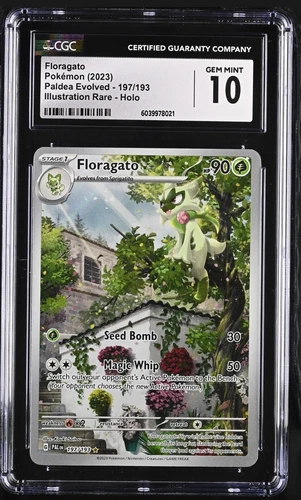 Floragato 197/193 Sv02: Paldea Evolved Holo CGC 10