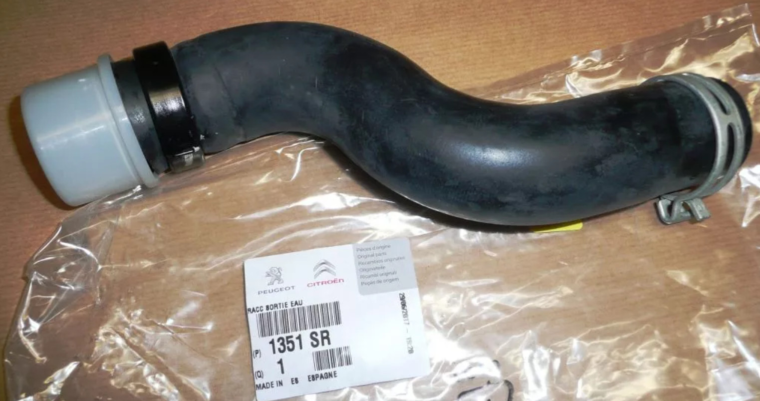Tuyau radiateur 1351.SR durite de refroidissement moteur pour Citroën Jumpy 3