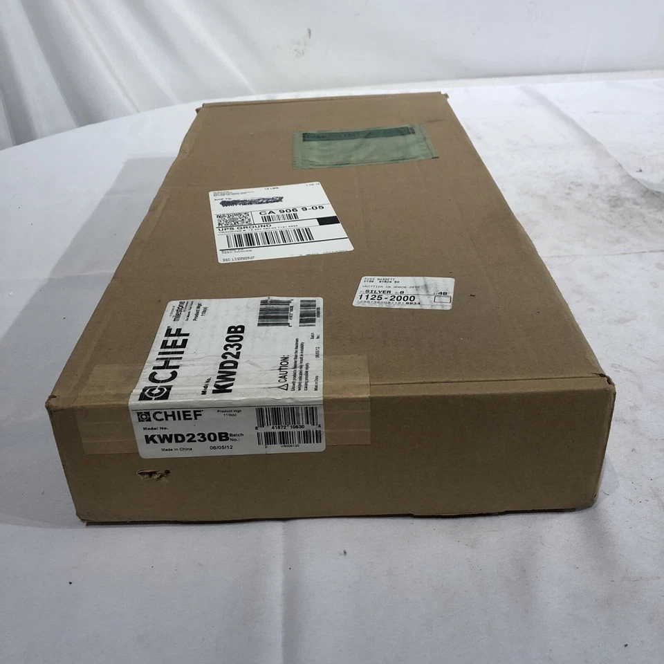 Chief Flat Panel Dual Vertical Monitor Table Stand - Black KTP230B~ NIB - Image 3 of 4