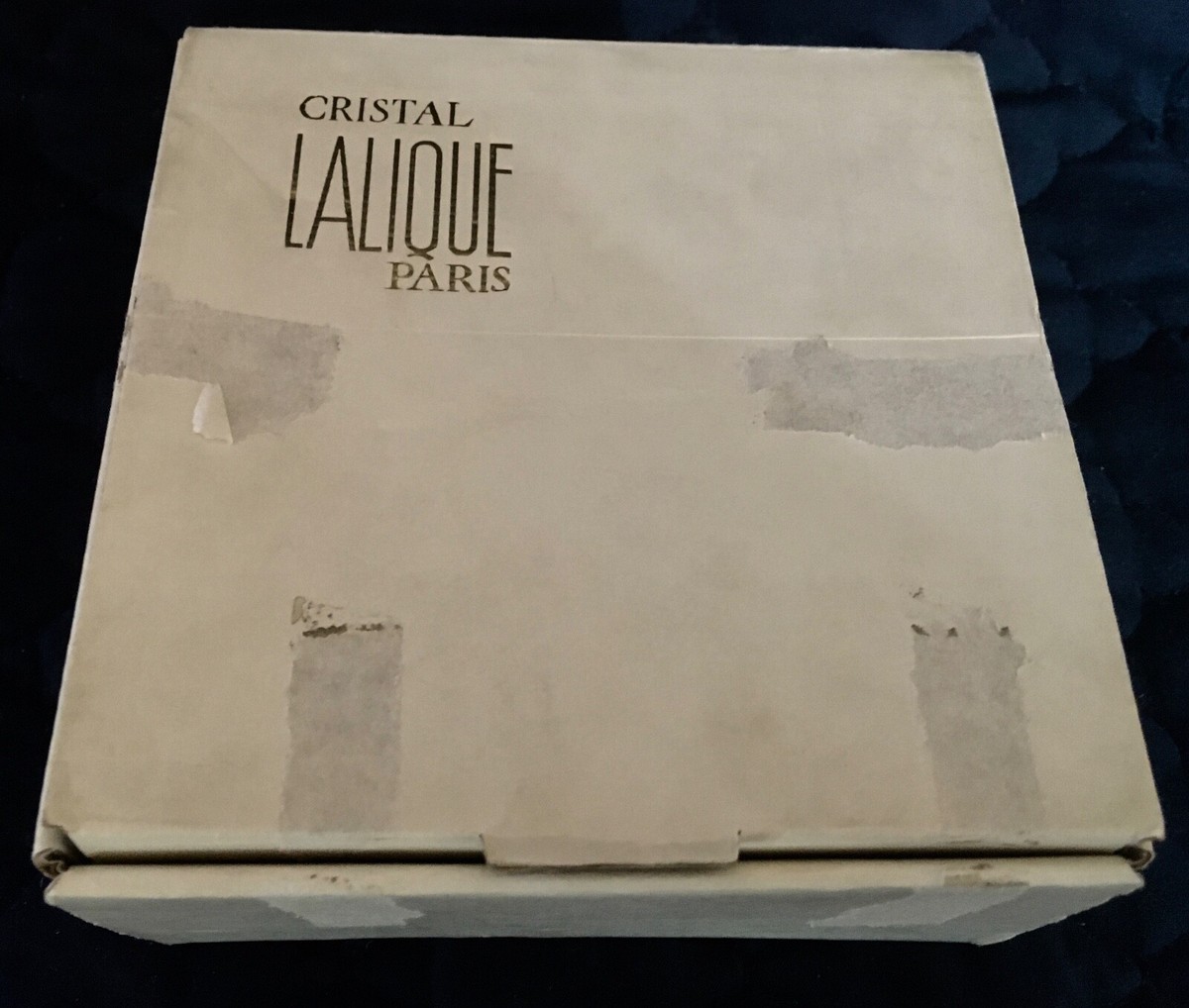 LALIQUE Crystal Clairefontaine Lily Of The Valley Perfume Bottle w