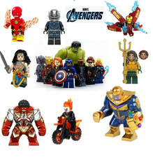 mini super avengers comics lego marvel heroes blocks dc building toy figures