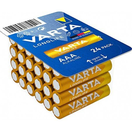 Varta Box 24 Batterie Alcaline Longlife Ministilo AAA