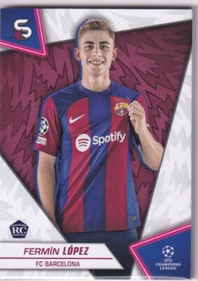 Topps UCL Super-Stars 23/24 Nr. 50 Fermin Lopez Rookie