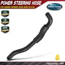 Power Steering Reservoir Line Hose for Subaru Impreza 2002 2003 H4 2.0L Rubber