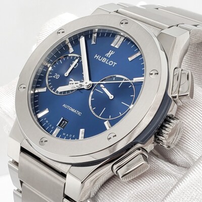 時計 Hublot Classic Fusion Blue Titanium Classic Fusion Titanium Blue 42 mm