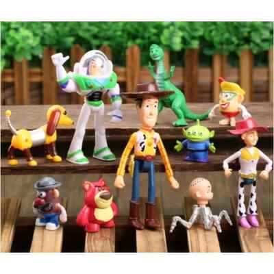 New Toy Story 4 Figure Toys Character Woody Buzz Alien Rex Kids