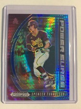 2020 Prizm Draft Picks Spencer Torkelson Blue Hyper Power Surge Card  #PDP165