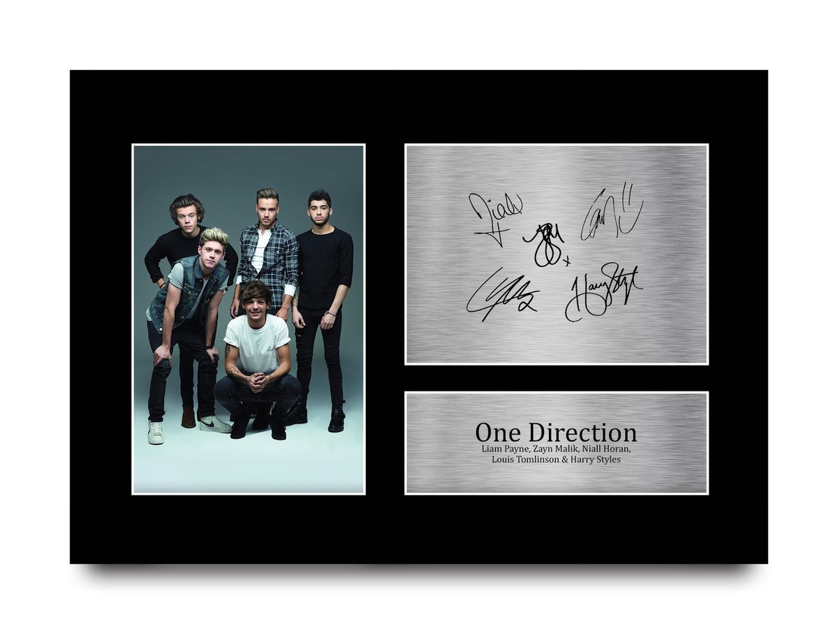 One Direction ワンダイレクション　ハリー サイン　アルバム One Direction Liam Payne Harry Styles Signed A4 Printed Autograph