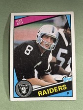 Ray Guy 1984 Topps Los Angeles Raiders #107 MM389
