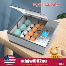 16 Chicken Egg Incubator Fit Hatching Eggs wi...