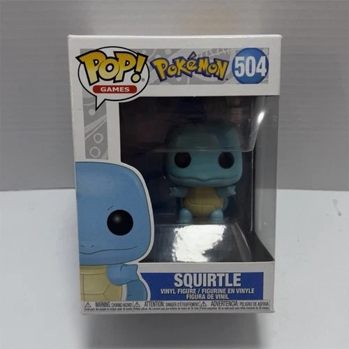 Funko Pop! Vinyl Pokémon Squirtle #504 Video Games Vinyl Figure Standard Size