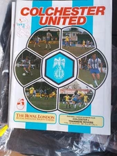 Colchester United X 22 Programmes from 1981/82 Division 4 & Cups (Lu)